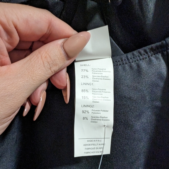 Cupshe x Iskra Underwire Tummy Control Black One Piece Swimsuit L - Picture 7 of 7